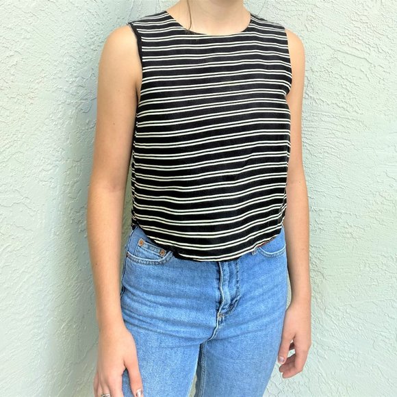 Striped Shell Tank - Picture 2 of 7